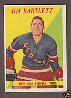 Jim Bartlett 1958-59 Rangers